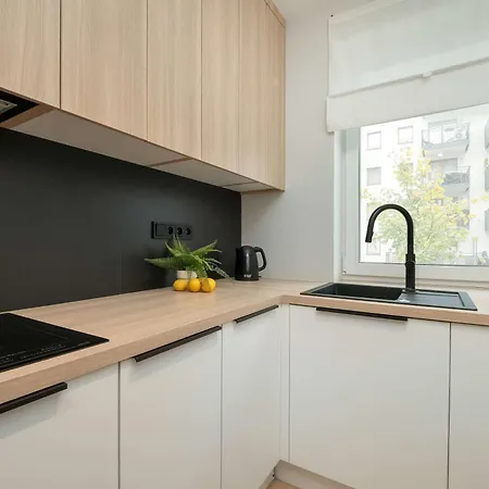 Apartment Stylish In With Parking, Bathtub, Balcony, And Desk By Renters Warsaw